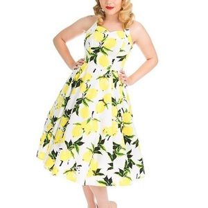 NWT Heart & Roses London Lemon Dress